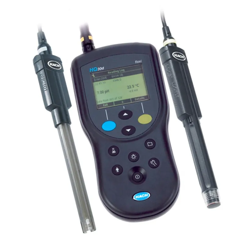 Hach HQ30D [HQ30D53103303] Portable pH and Dissolved Oxygen Meter with  3 m Cable