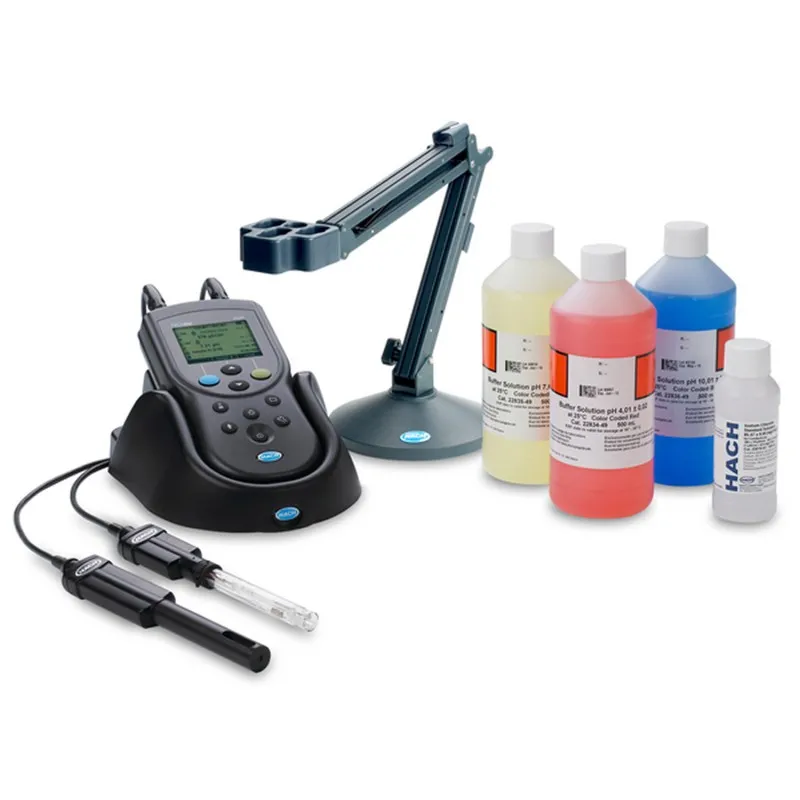 Hach HQ40D [8507520] Portable pH and Conductivity Meter, Laboratory Kit w/ 1m Cable