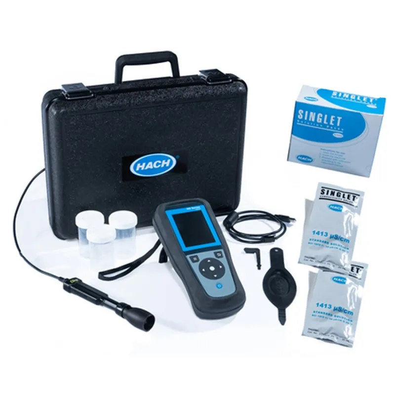 Hach HQ2100 [LEV015.53.21006] Portable Multi-Meter with Conductivity Electrode, 1 m Cable