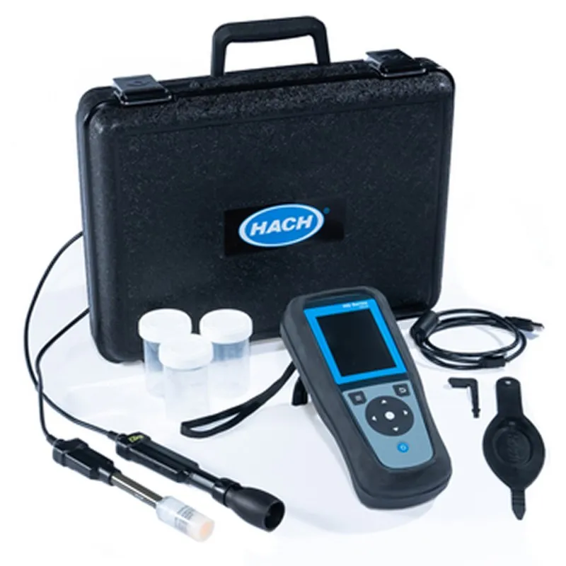 Hach HQ2200 [LEV015.53.22003] Portable Multi-Meter with pH and Conductivity Electrodes, 1 m Cables