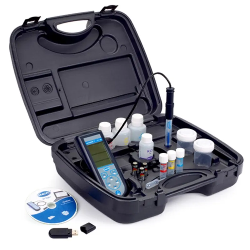 Hach sensION+ PH1 [LPV2555DL.97.02] Portable ORP Meter with Data Logger, Field kit with Electrode 