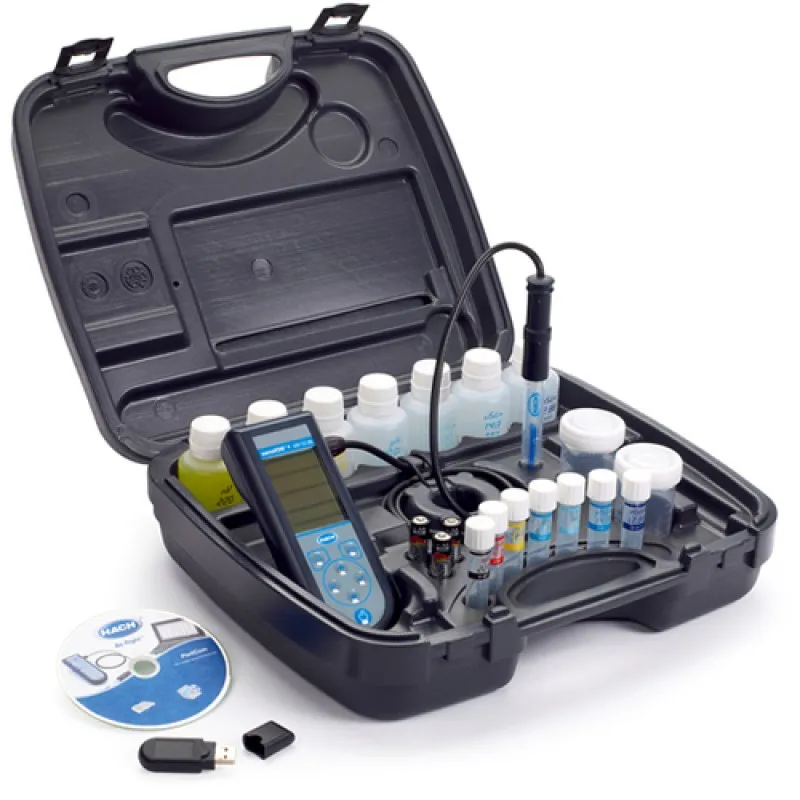 Hach SensION+ MM150DL [LPV4048DL.97.02] Portable pH, ORP, Conductivity and TDS with Data Logger, Field Kit 