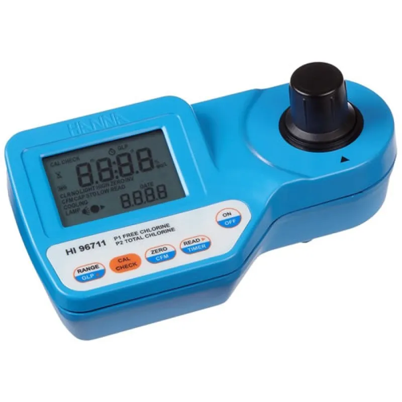 HANNA Instruments HI96710 pH, Free Chlorine, and Total Chlorine Portable Photometer