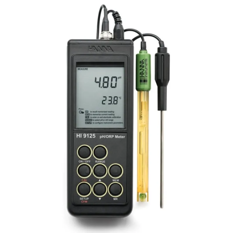 HANNA Instruments HI-9125] HI9125 Waterproof Portable pH / mV Meter