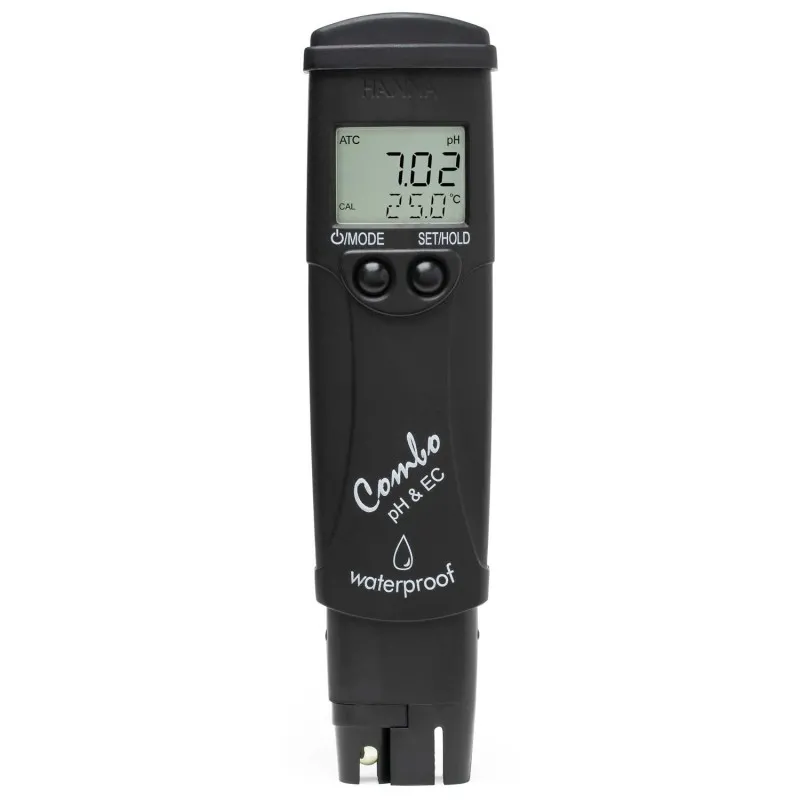 HANNA Combo HI98130 [HI-98130] Pocket EC/TDS and pH Tester, High Range