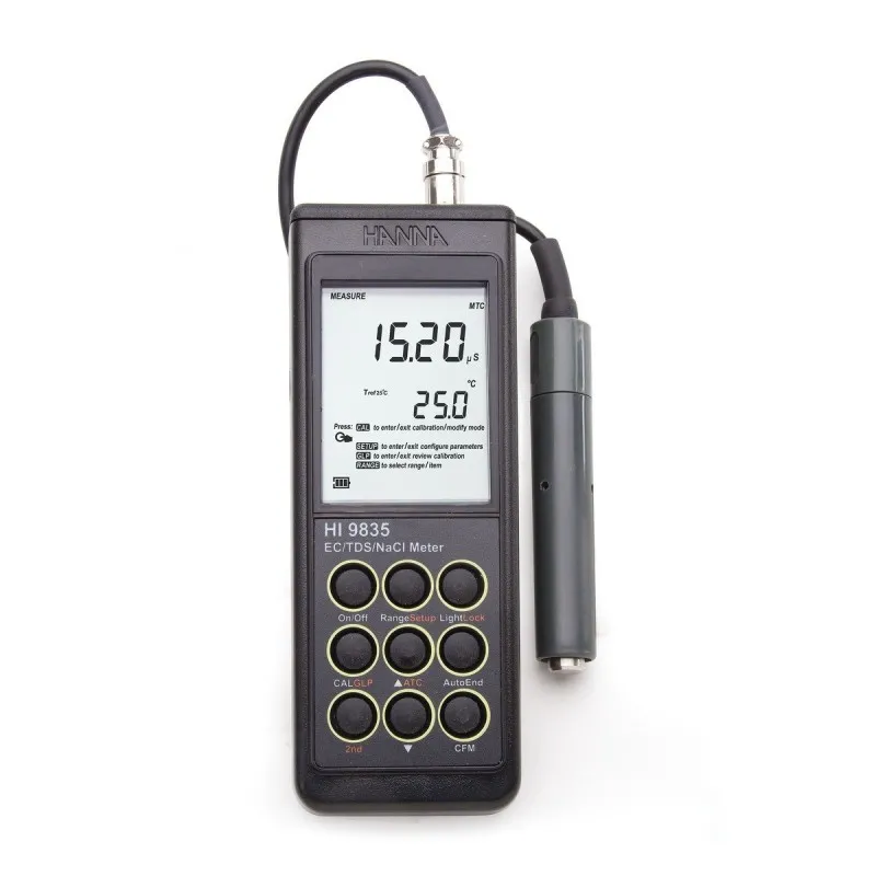 HANNA Instruments HI-9835 [HI9835] Multiparameter EC / TDS / NaCl / Temperature