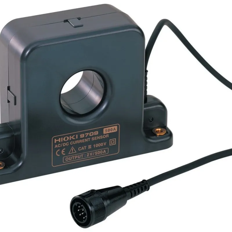 Hioki 9709 [9709] 500A AC/DC Current Sensor, Solid Core, with PL23 10-Pin Adapter