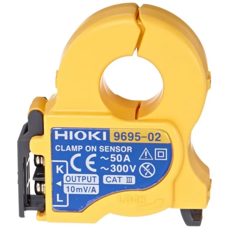 Hioki 969502 [9695-02] Clamp On Sensor, 50AAC Voltage Output