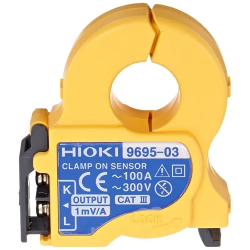 Hioki 969503 [9695-03] Clamp On Sensor, 100AAC Voltage Output