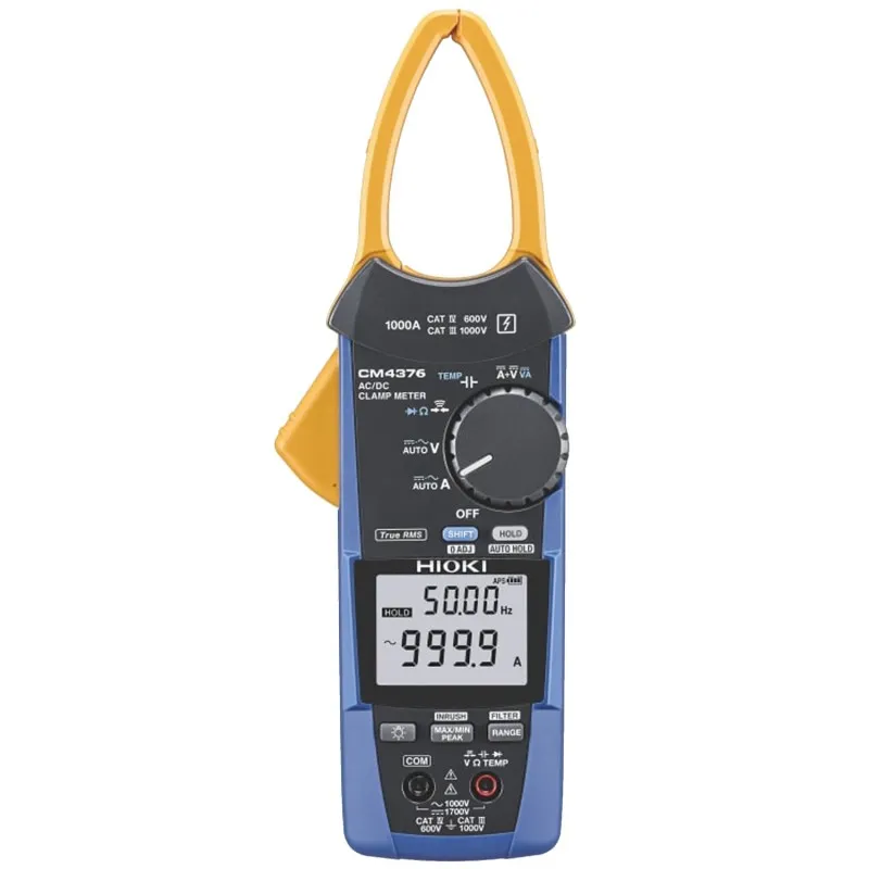 Hioki CM-4376 [CM4376] 1000A AC/DC True RMS Clamp Meter with Bluetooth