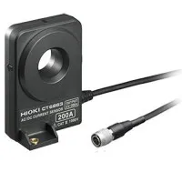 Hioki CT686305 [CT6863-05] 200A AC/DC Current Sensor, Solid Core, with ME15W 12-Pin Adapter
