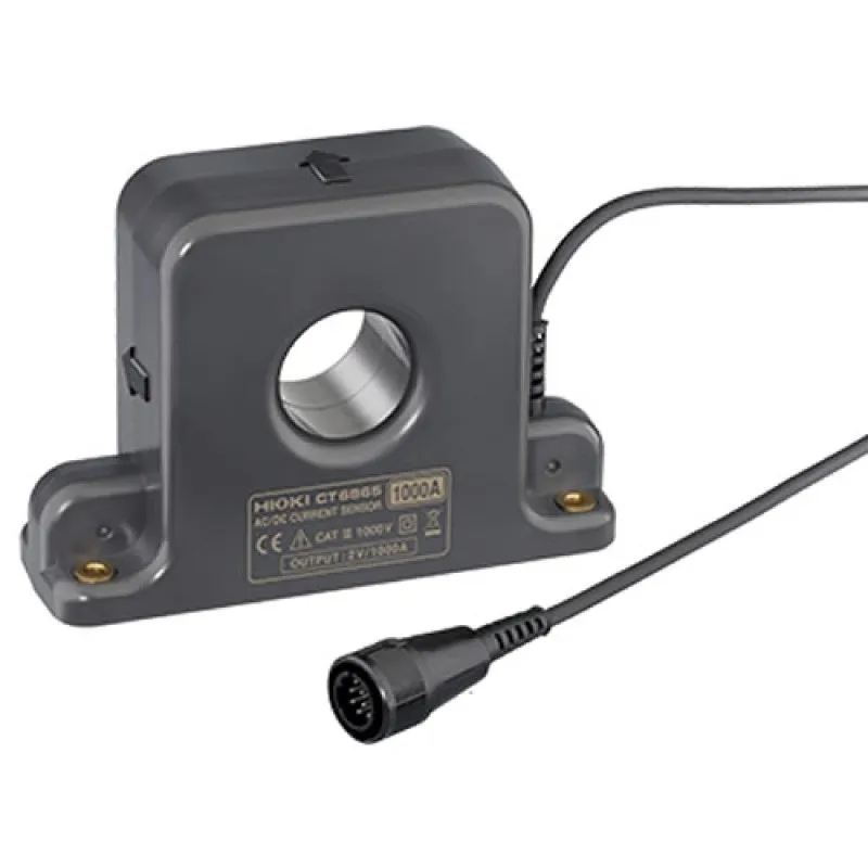 Hioki CT6865 [CT6865] 1000A AC/DC Current Sensor, Solid Core, with PL23 10-Pin Adapter