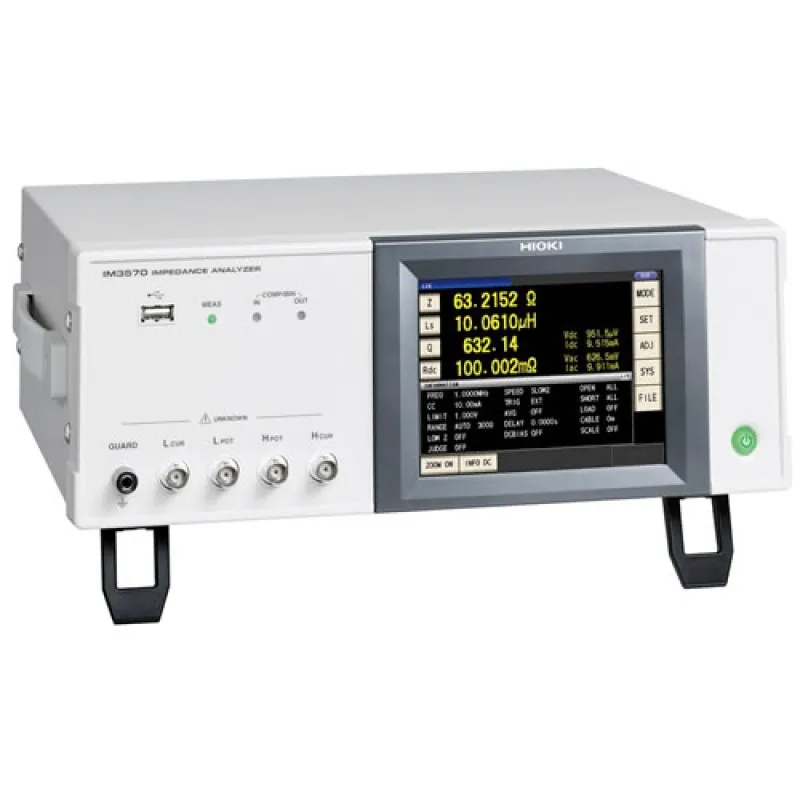 Hioki IM3570 Impedance Analyzer, Wide Band 4Hz-5Mz for High Speed Testing and Frequency Sweeping