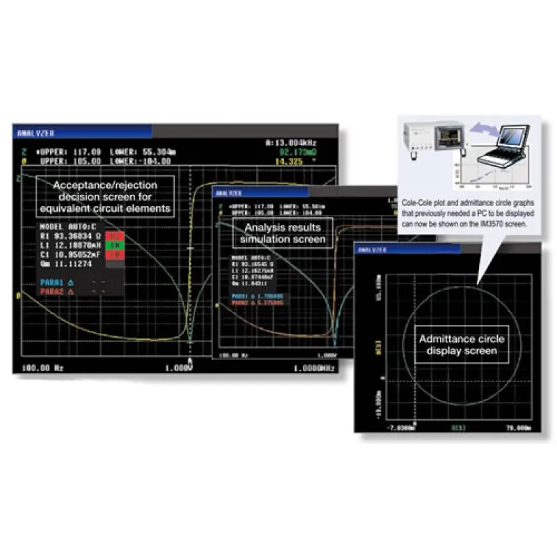 Hioki IM9000 Equivalent Circuit Analysis Firmware for IM3570