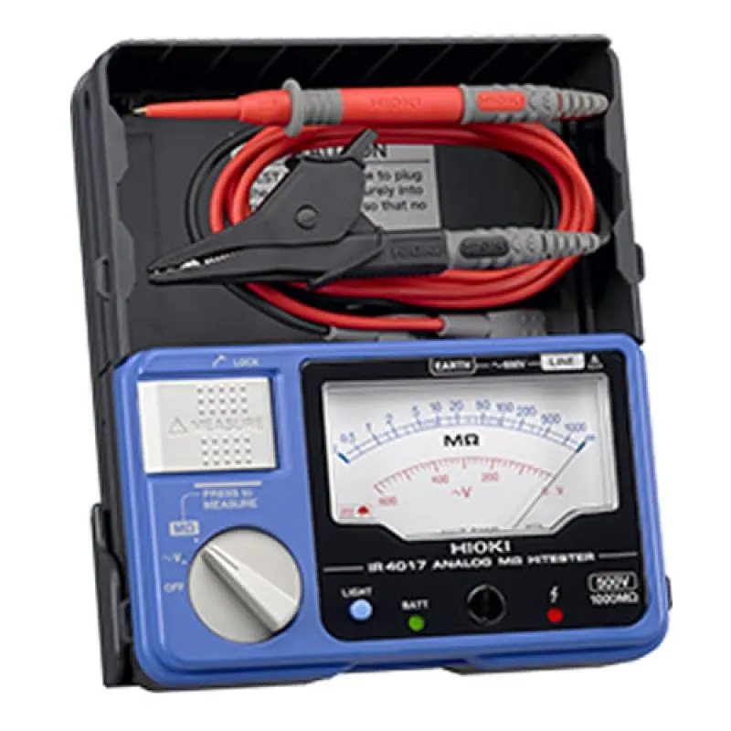 Hioki HiTester IR4017 [IR4017-20] Single-Range Analog Insulation Resistance 