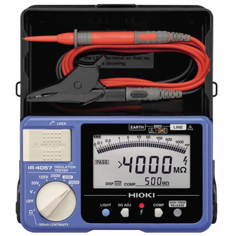 Hioki IR4057 [IR4057-20] 5-Range High Speed Digital Insulation Tester