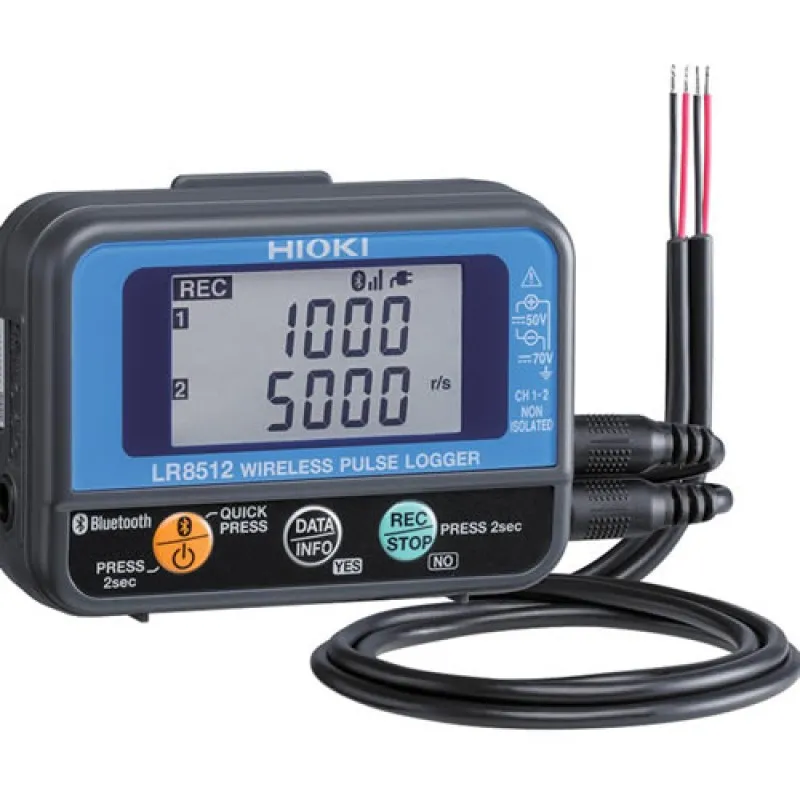 Hioki LR8512 Bluetooth 2-Channel Pulse Logger