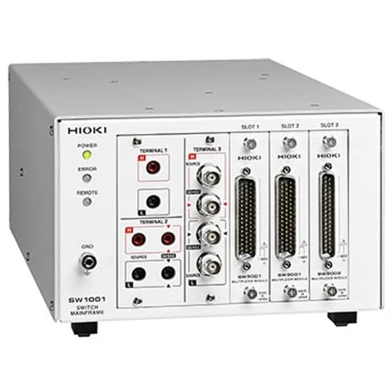 Hioki SW1001 [SW1001] Switch Mainframe for Quick Multi-Channel Battery Testing, 3 Slots