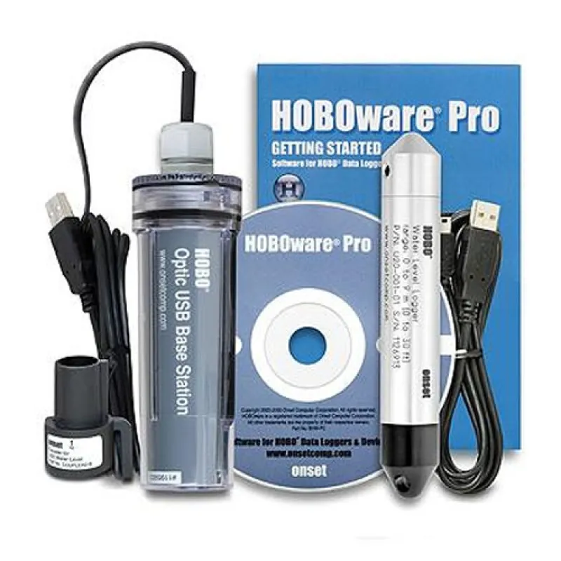 Onset HOBO U20 [KIT-S-U20-02] Water Level Data Logger Starter Kit 0-30 m (0-100 ft) 