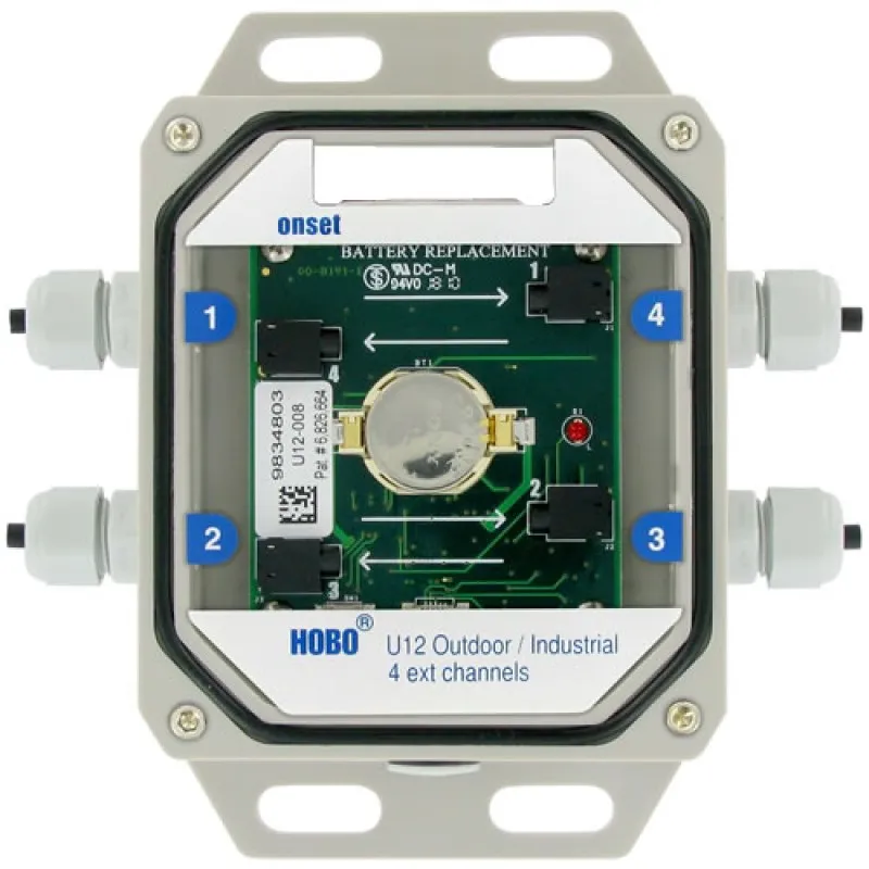 Onset HOBO U12-008 [U12-008] 4-Channel External Data Logger *DISCONTINUED SEE MX1105*