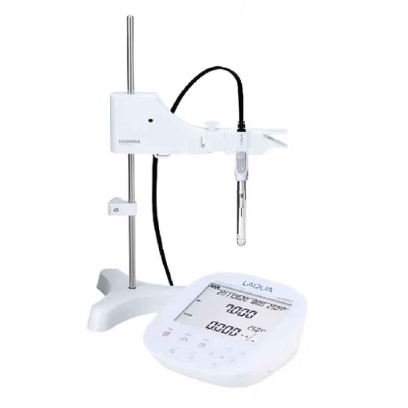 Horiba LAQUA F-74BW [3200575128] pH / ORP / Ion / Conductivity / Salinity / Resistivity / TDS Black/white Benchtop Meter *DISCONTINUED SEE LAQUA PC1100*