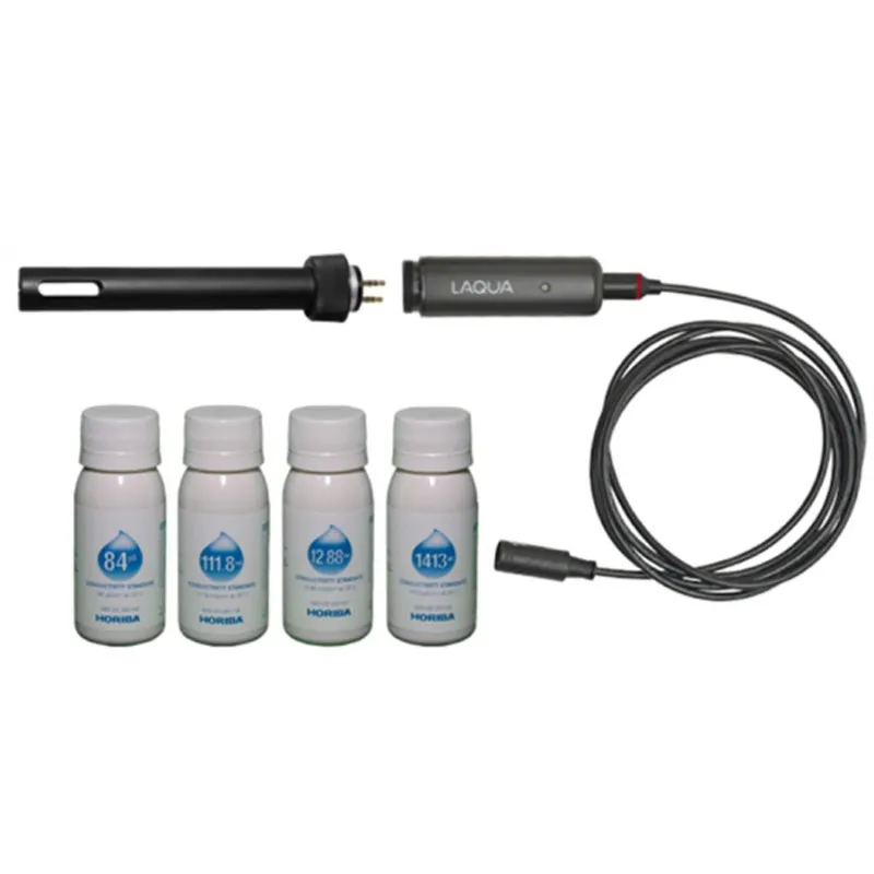 Horiba WQ 300 4-Cell EC Kit 2M [4000043094] 4-Cell Conductivity Sensor Kit with Conductivity Standards & 2m Cable Length