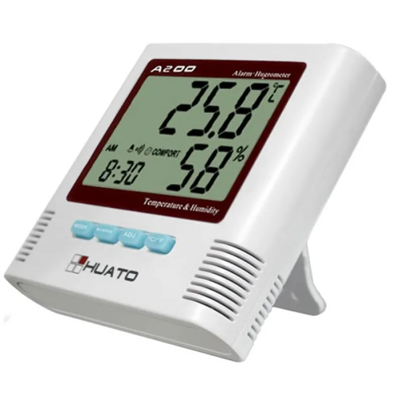 HUATO A200 Digital Thermometer Hygrometer with Large LCD display