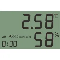 HUATO A200 Digital Thermometer Hygrometer with Large LCD display