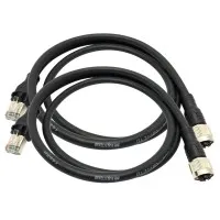 IDEAL Networks R151059 [R151059] 2 x RJ45 to M12 X Coded 1m Adapter Cable