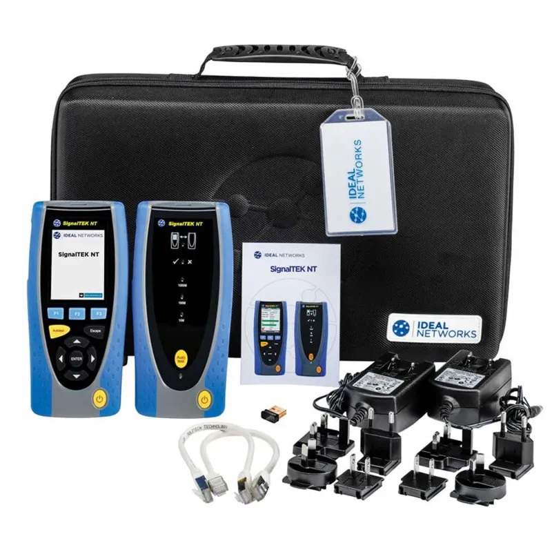 IDEAL Networks SignalTEK NT [R156005] Copper and Fiber Network Transmission Tester with Touchscreen