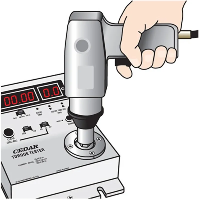 Checkline CEDAR DI4B25 [DI-4B-25] Digital Torque Tester For Air Tools And Impact Wrenches, 220 Lbf-In/ 250 Kgf-Cm