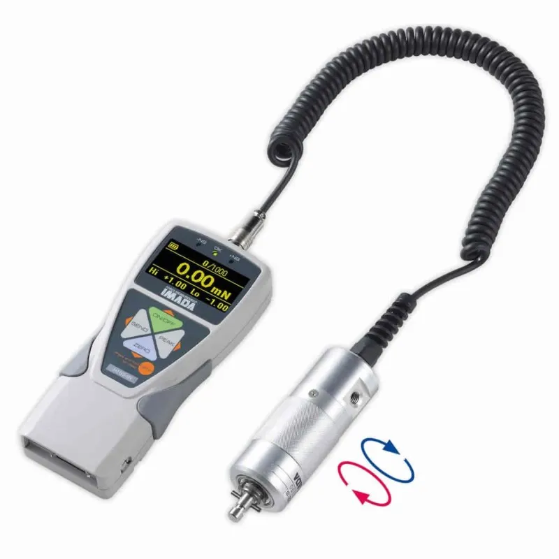 Imada HTG [HTGS-40] Handheld Type Digital Torque Gauge 40.00 lbf-in/ 50.00 kgf-cm/ 500.0 N-cm Capacity