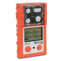 Industrial Scientific Ventis MX4 [VTS-K1232111Y0Z] Multi-Gas Monitor Pump, LEL,CO,H2S,O2, EXT Li-ion, Charger, Orange