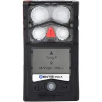 Industrial Scientific Ventis Pro4 [VP4-K12Y2110YWZ] Multi-Gas Monitor, LEL (Pentane), CO, H2S, O2, Li-ion, Desktop Charger, Black