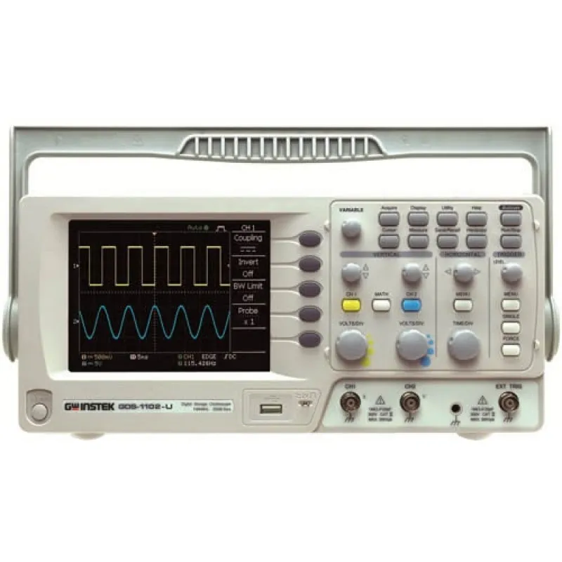 Instek GDS-1000-U Series [GDS-1102-U] 100 MHz, 2 Channel Digital Storage Oscilloscope