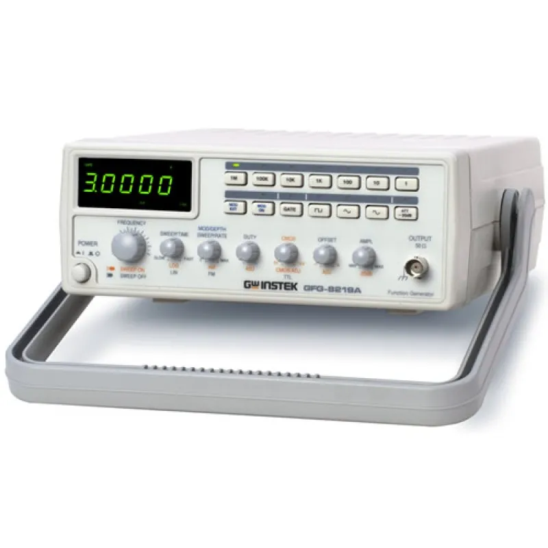 Instek GFG-8200A Series [GFG-8219A] 3MHz Function Generator with Counter, Sweep Mode & AM/FM Modulation