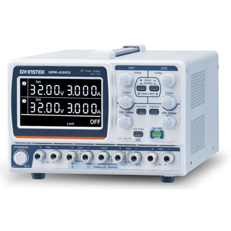 Instek GPE-4323 [GPE-4323]  4 Channels, 212W Linear DC Power Supply