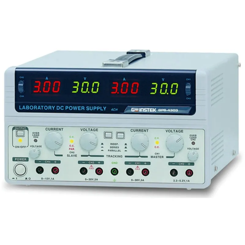 Instek GPS-4303 [GPS-4303] 200W, 4-Channel, Linear D.C. Power Supply