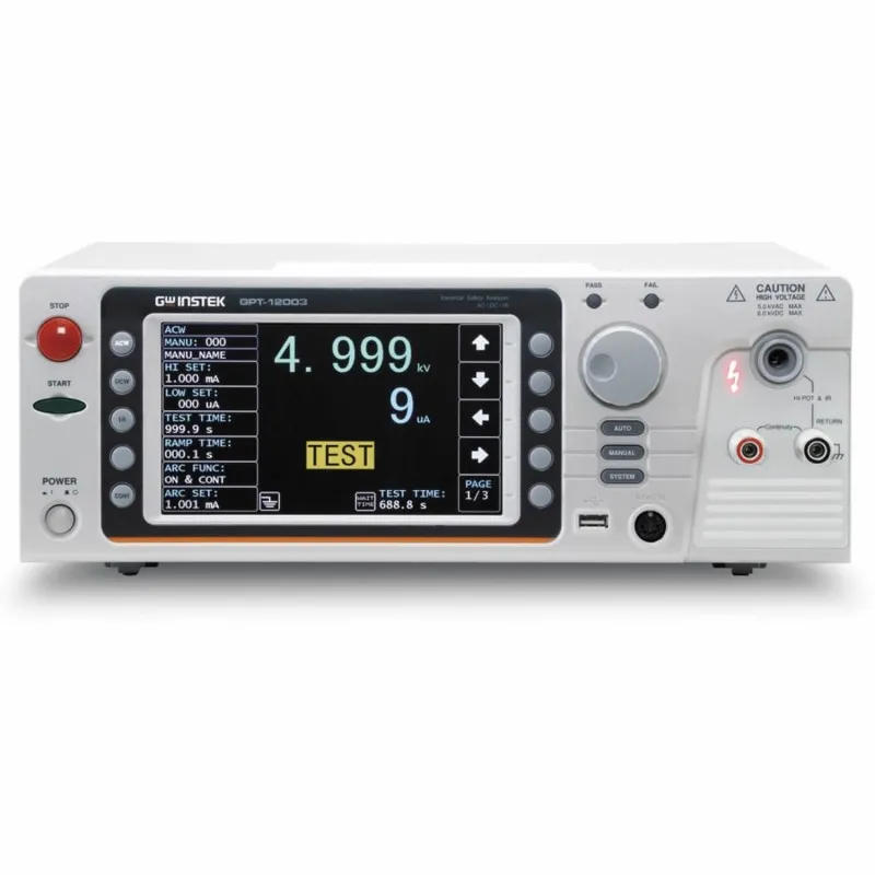 Instek GPT-12000 [GPT-12003] 200A AC/DC/IR Electrical Safety Analyzer