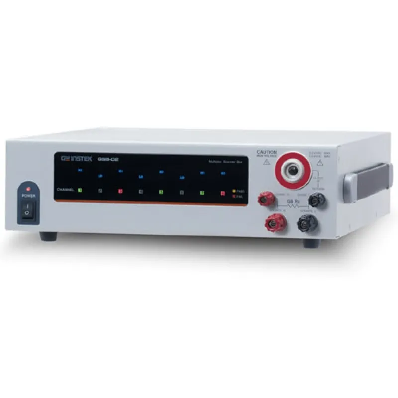 Instek GSB-02 Multiplex Scanner Box, 6-Channel High Voltage Scan & 2-Channel Ground Bond Scan