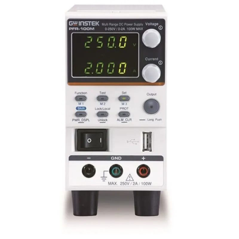 Instek PFR-100L [PFR-100L] (0~50V/ 0~10A/ 100W) Fanless Multi-Range DC Power Supply