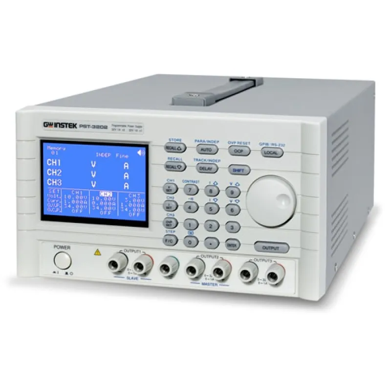 Instek PST-3202GP [PST-3202GP] 158W, 3-Channel, Programmable Linear D.C. Power Supply with GPIB Interface