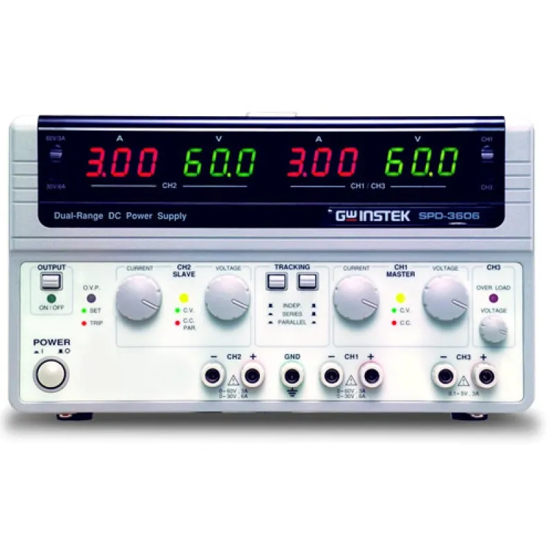 Instek SPD-3606 [SPD-3606] 375W, 3-Channel, Programmable Switching D.C. Power Supply
