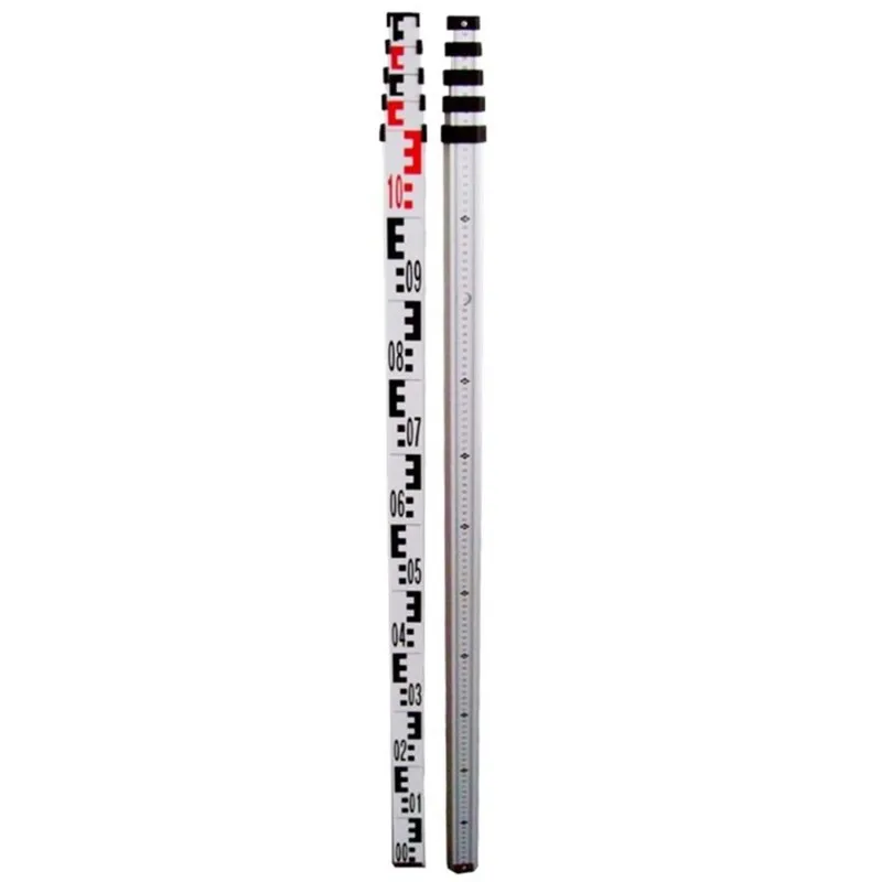 Johnson Level 40-6327 [40-6327] 5M Metric Aluminum Grade Rod (5-Section)
