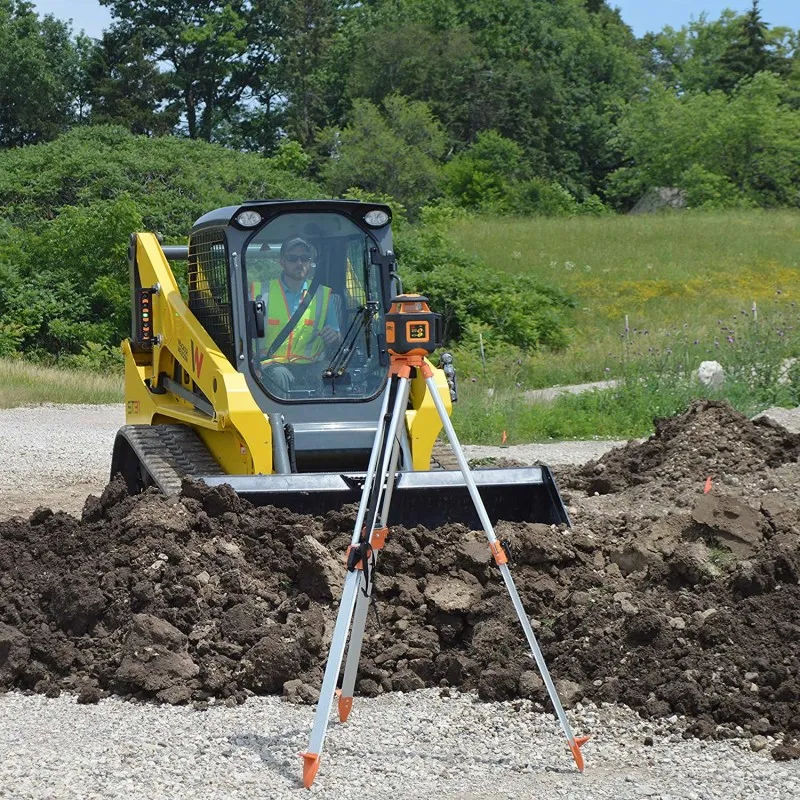 Johnson Level 406535 [40-6535] Electronic Self-Leveling Horizontal Rotary Laser w/ Receiver & Remote Control