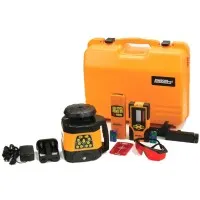Johnson Level 40-6529 [40-6529] Electronic Self-Leveling Rotary Laser with Laser Receiver and Remote Control
