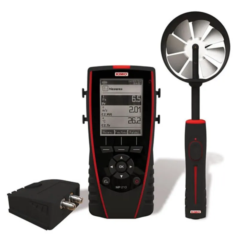 KIMO MP 210 [MP210] Anemometer And Manometer