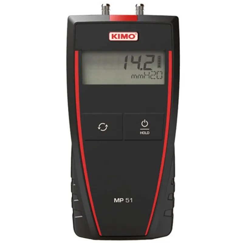 KIMO MP51 [MP51] Pressure Gauge (Micromanometer), -1000 to +1000 mmH2O