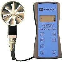 Kanomax 6800 [6813-S] Anemomaster APT Velocity and Temperature Rotating Vane Anemometer, LCD Display