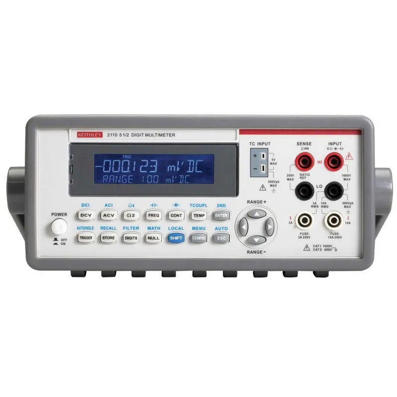 Keithley 2110 [2110-100] 5 1/2-digit Multimeter with KI Tool Software and USB Interface, 100V Line Input
